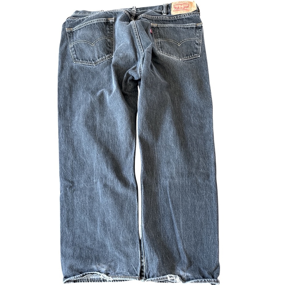 Levi's 501 Original Altered W44 L27.5” Men's Black Jeans - Picture 10 of 13